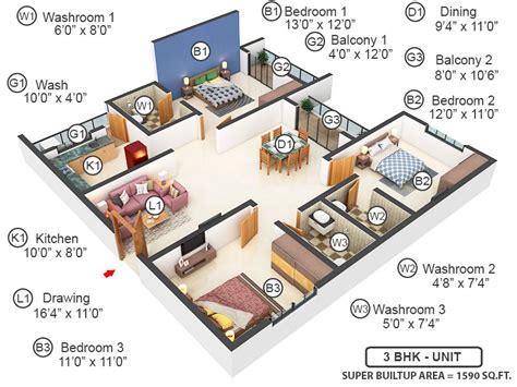 candeur signature floor plan.